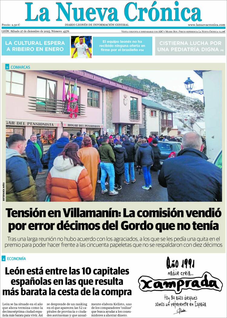 Portada de La Nueva Crónica (Espa&ntilde;a)
