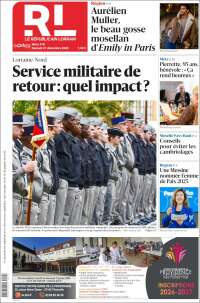 Portada de Le Republicain Lorrain (Francia)