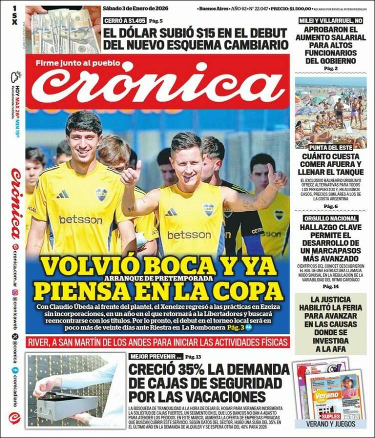 Portada de La Voz del Chaco (Argentina)