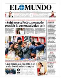 Portada de El Mundo (Espa&ntilde;a)