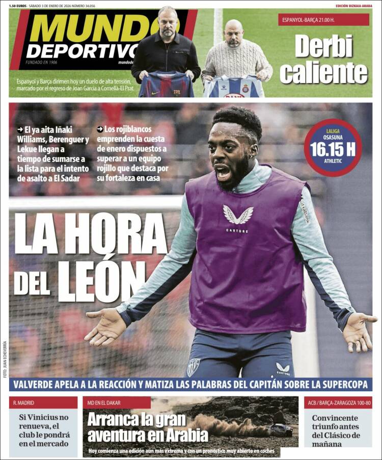 Portada de Mundo Deportivo Bizkaia (Espa&ntilde;a)
