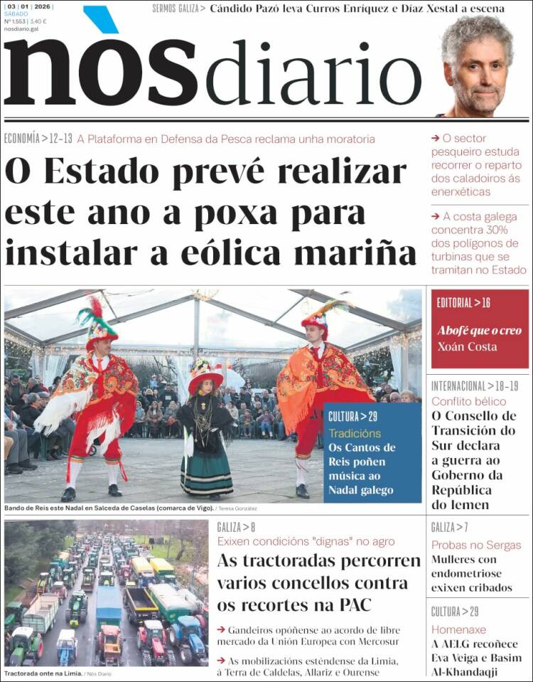 Portada de Nòs Diario (Espa&ntilde;a)