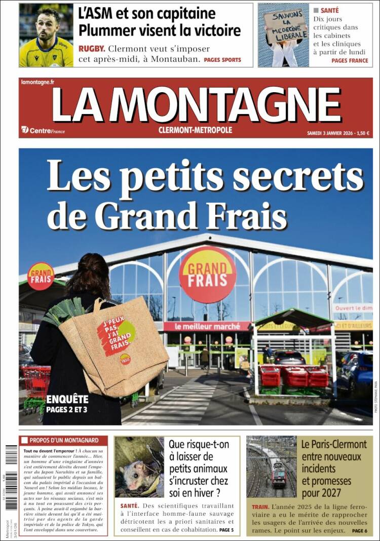 Portada de La Montagne (Francia)