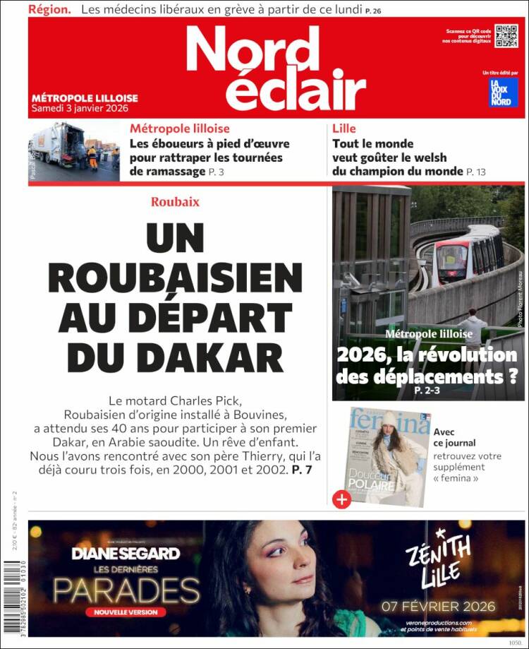 Portada de Nord Éclair (Francia)