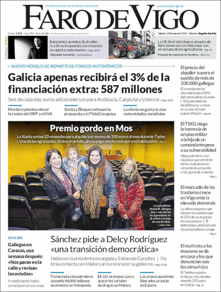 Portada de Faro de Vigo (Espa&ntilde;a)