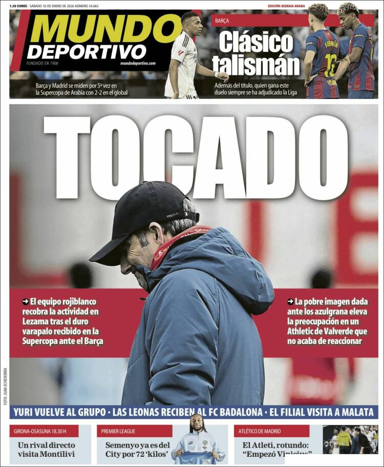 Portada de Mundo Deportivo Bizkaia (Espa&ntilde;a)