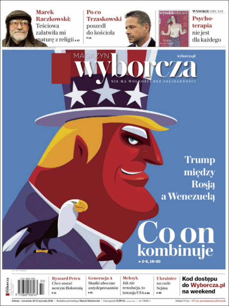 Portada de Gazeta Wyborcza (Polonia)