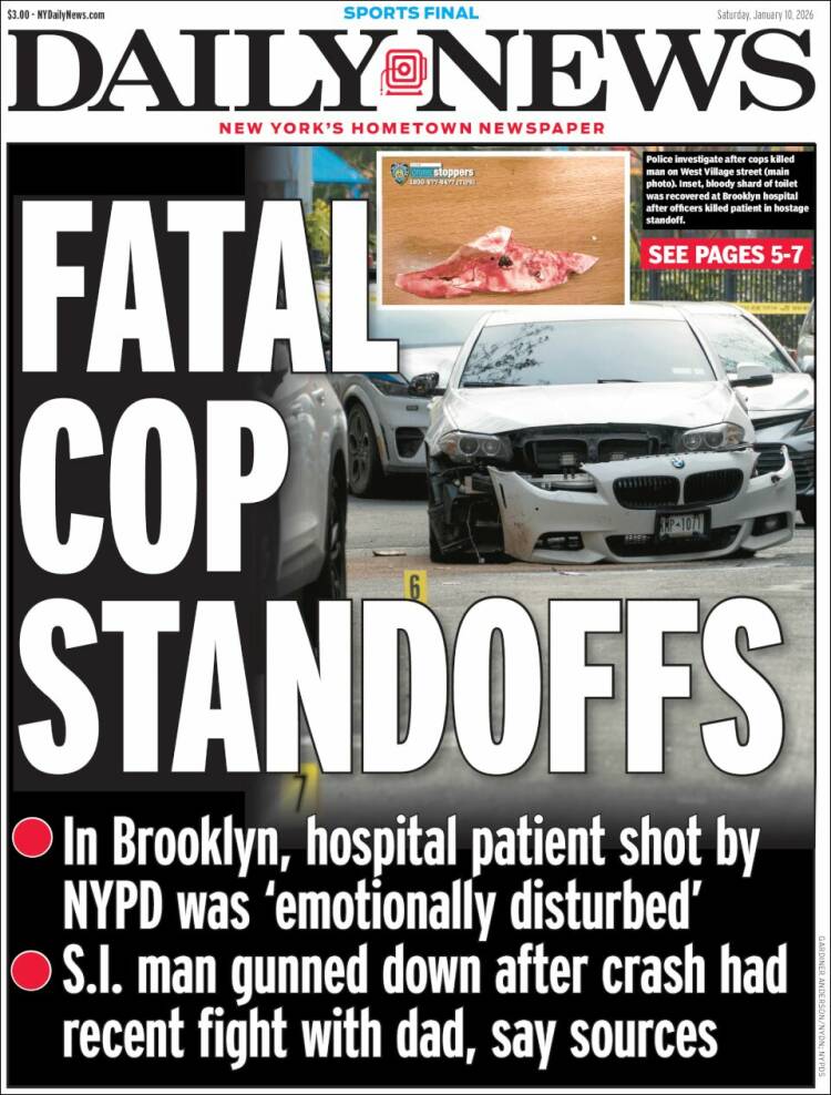 Portada de Daily News - New York (USA)
