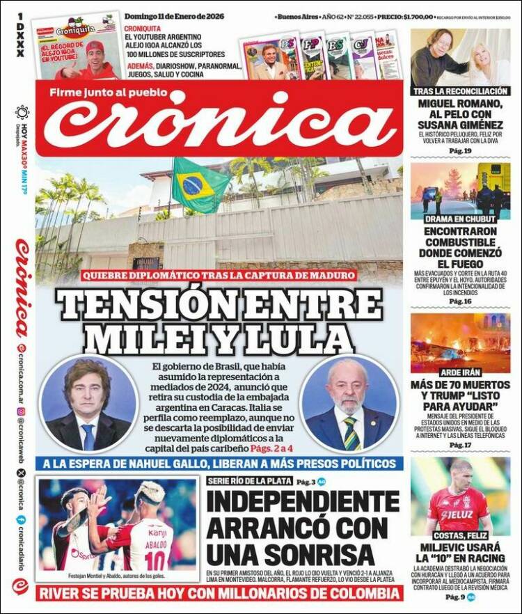 Portada de La Voz del Chaco (Argentina)