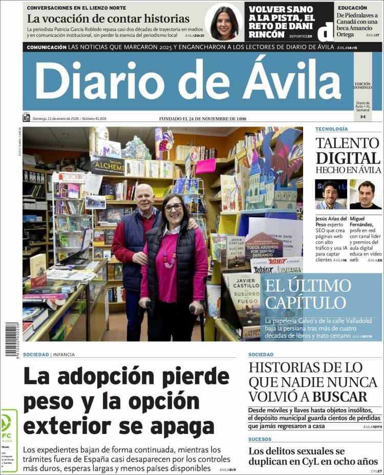 Portada de Diario de Ávila (Espa&ntilde;a)
