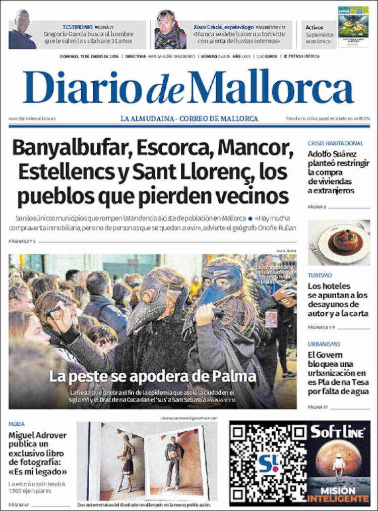 Portada de Diario de Mallorca (Espa&ntilde;a)