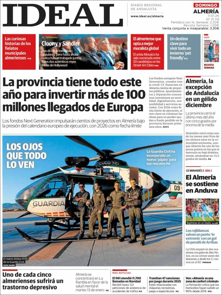 Portada de Ideal Almeria (Espa&ntilde;a)