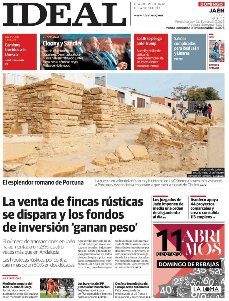 Portada de El Ideal de Jaén (Espa&ntilde;a)