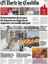 Portada de Norte de Castilla - Segovia (Espa&ntilde;a)