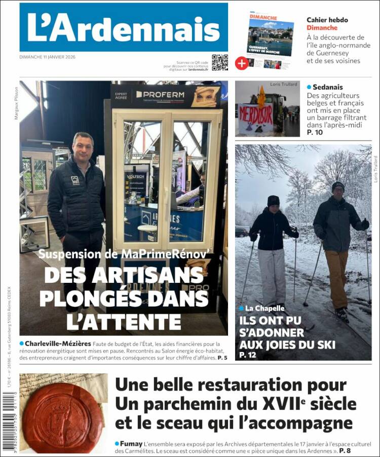 Portada de L'Ardenais (Francia)