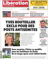 Portada de Libération Champagne (Francia)