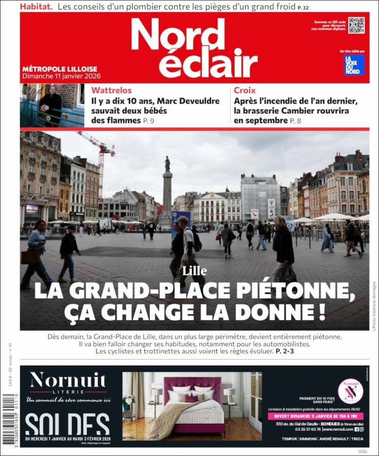 Portada de Nord Éclair (Francia)