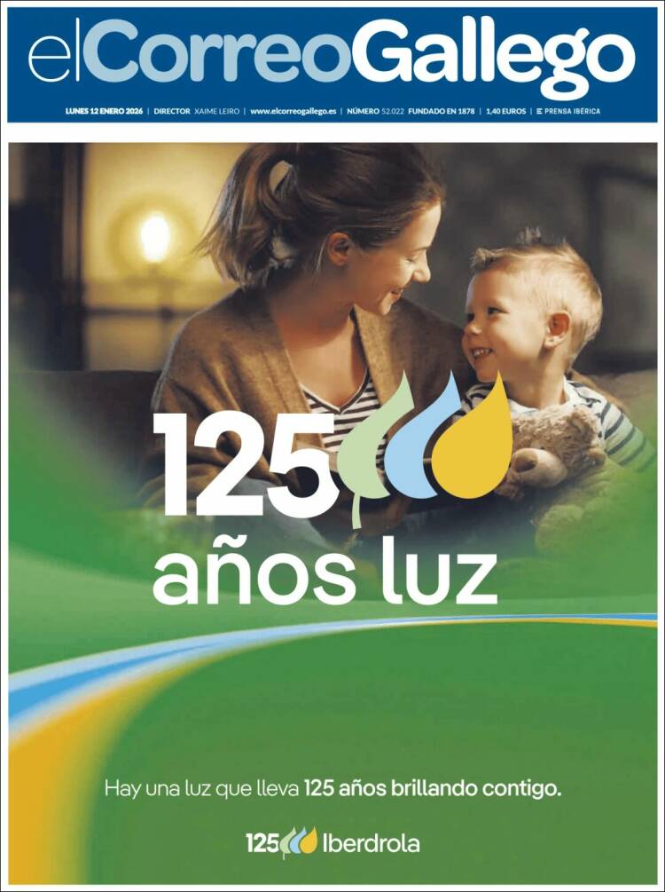 Portada de El Correo Gallego (Espa&ntilde;a)