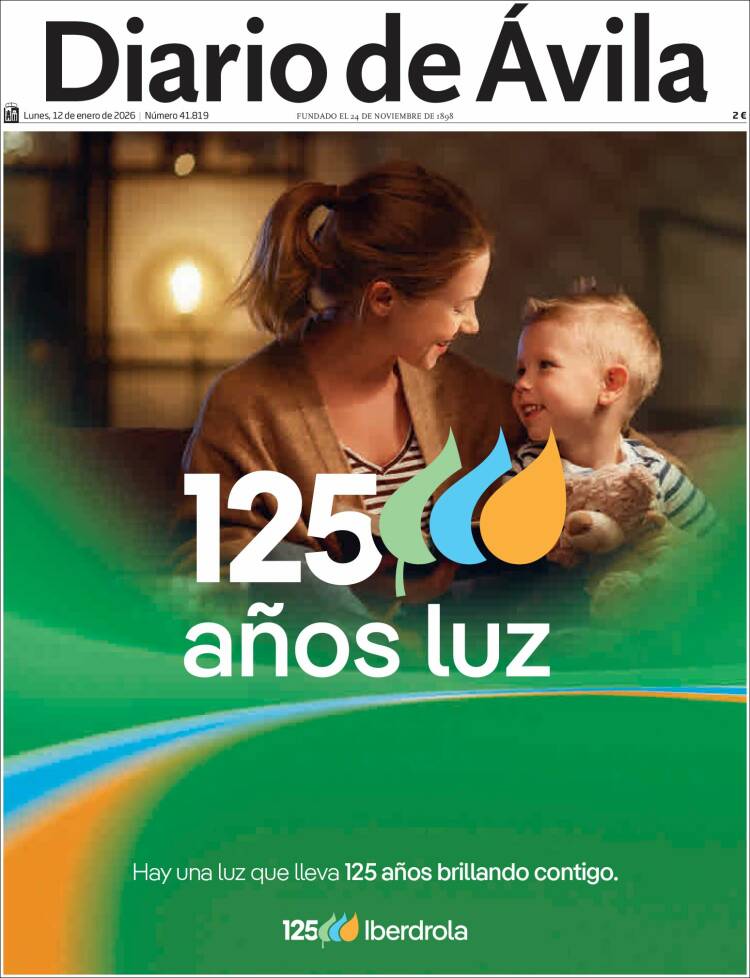 Portada de Diario de Ávila (Espa&ntilde;a)