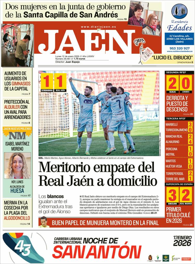 Portada de Diario Jaén (Espa&ntilde;a)