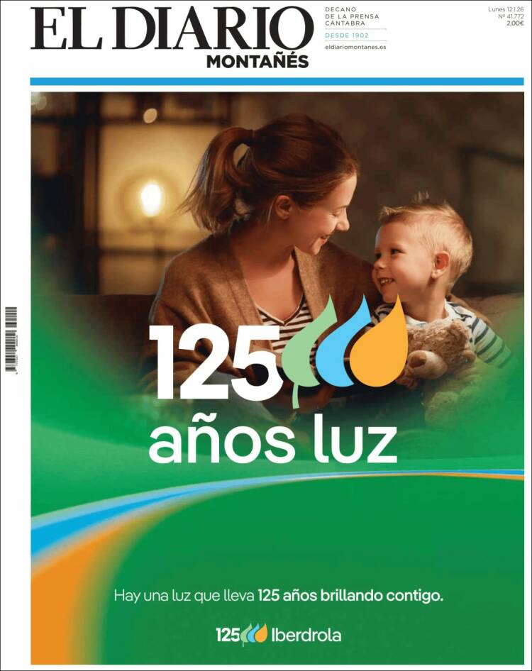 Portada de El Diario Montañés (Espa&ntilde;a)