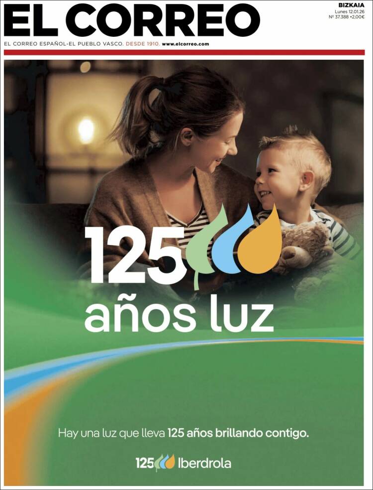 Portada de El Correo (Espa&ntilde;a)