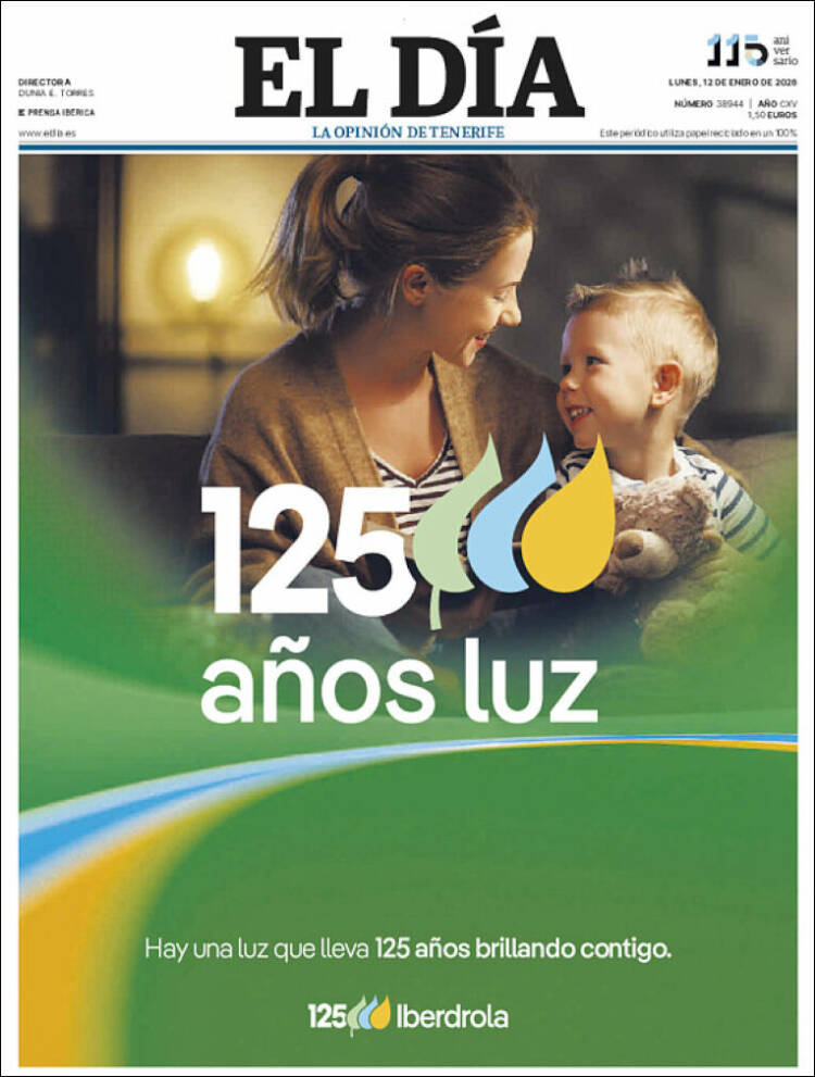 Portada de El Día (Espa&ntilde;a)