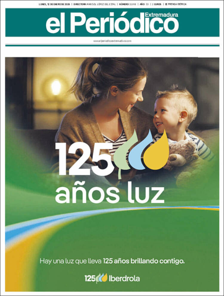 Portada de El Periódico de Extremadura (Espa&ntilde;a)