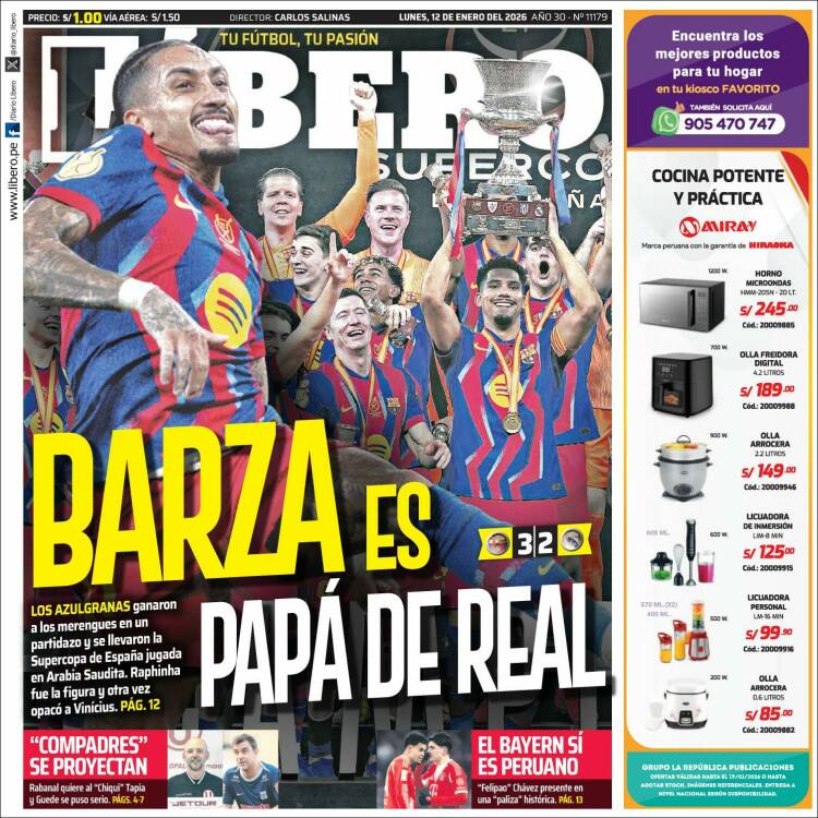 Portada de Líbero (Per&uacute;)