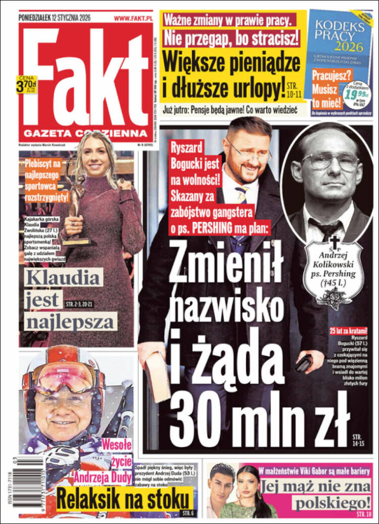 Portada de Fakt (Polonia)