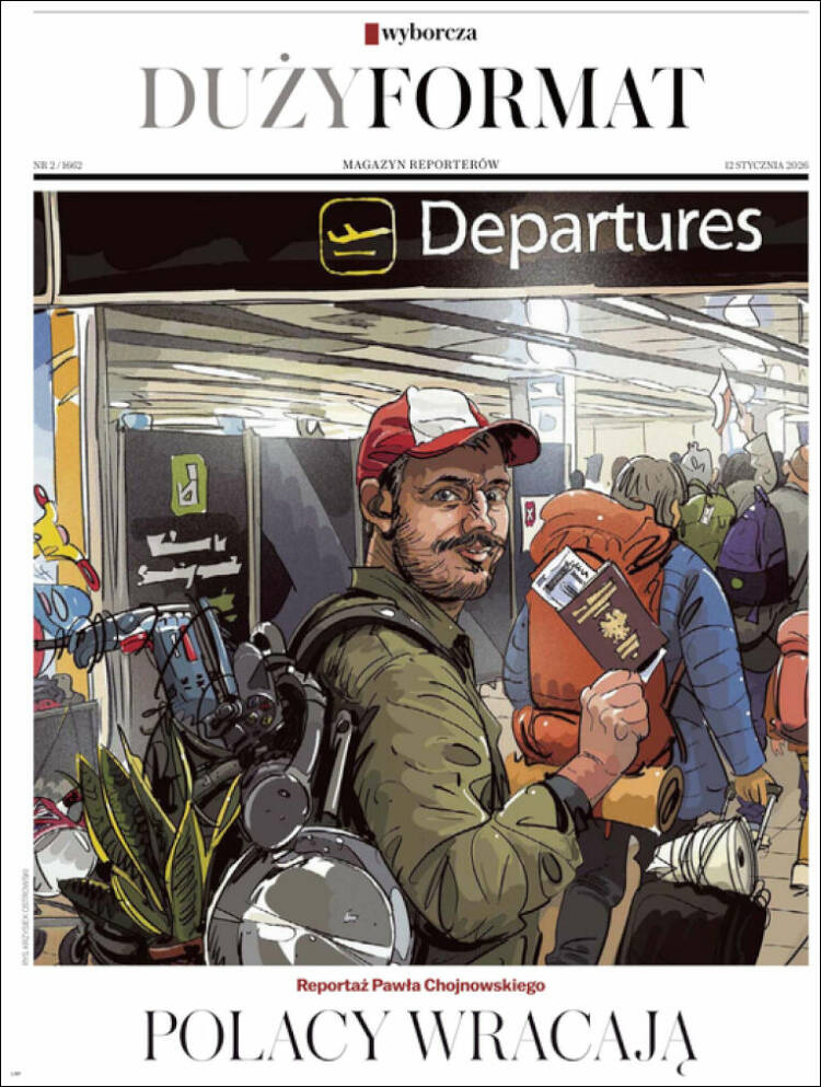 Portada de Gazeta Wyborcza (Polonia)