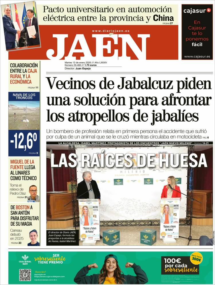 Portada de Diario Jaén (Espa&ntilde;a)