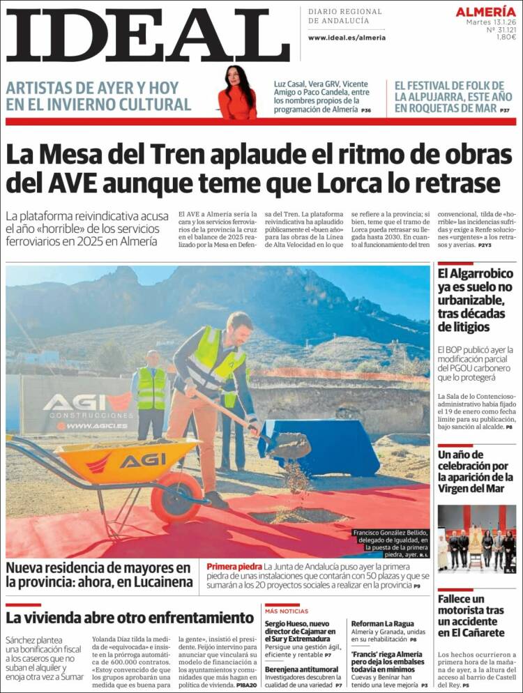 Portada de Ideal Almeria (Espa&ntilde;a)