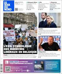Portada de La Voix du Nord (France)