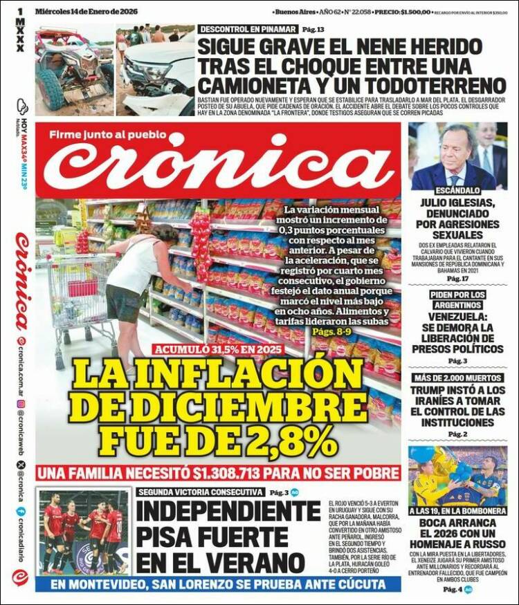 Portada de La Voz del Chaco (Argentina)