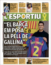 Portada de L'Esportiu (Espagne)