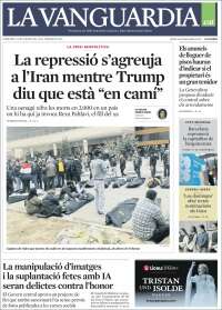 Portada de La Vanguardia (Espa&ntilde;a)