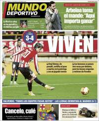 Portada de Mundo Deportivo Bizkaia (Espagne)