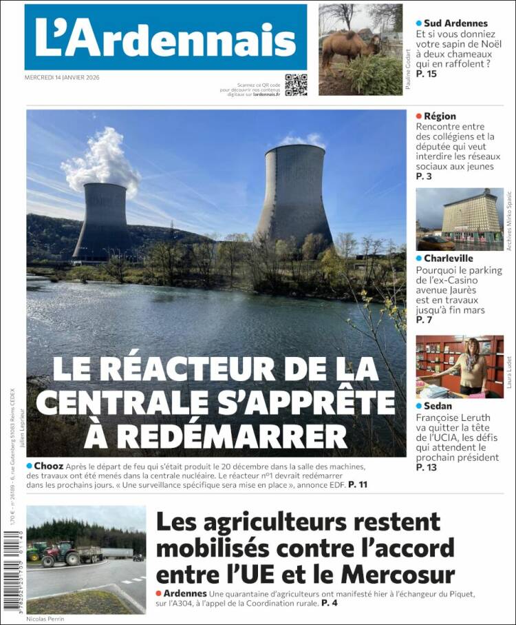 Portada de L'Ardenais (Francia)