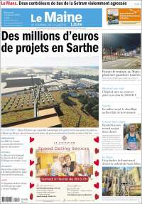 Portada de Le Maine Libre (Francia)