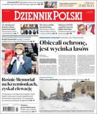 Portada de Dziennik (Pologne)
