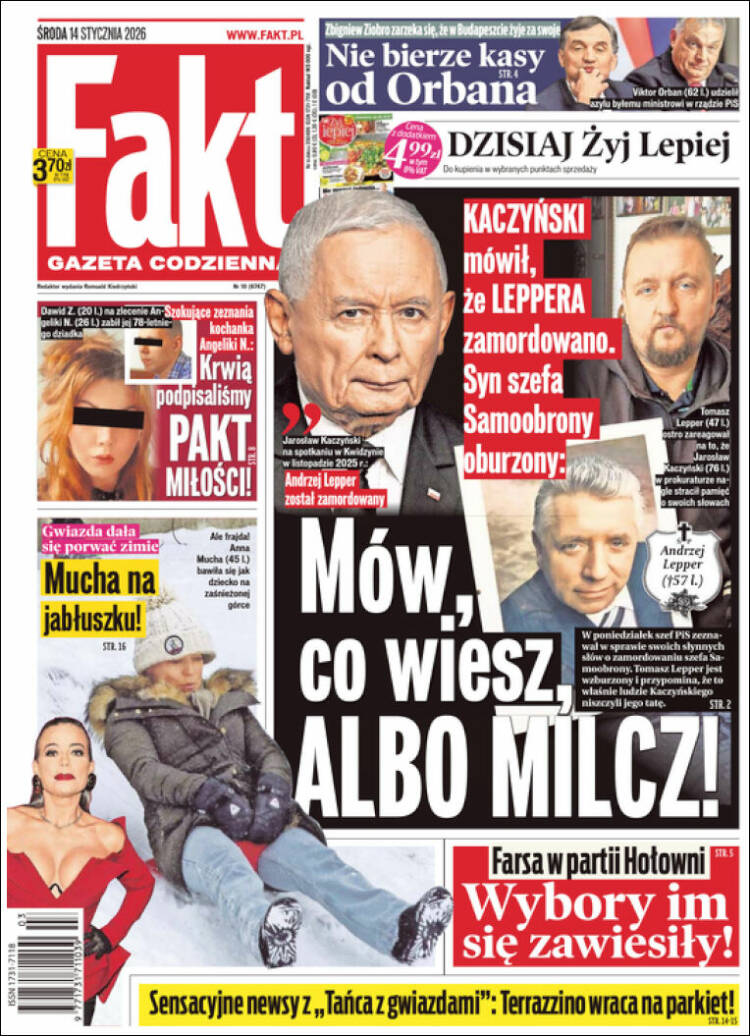 Portada de Fakt (Pologne)