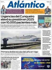 Portada de Atlántico Diario (Spain)