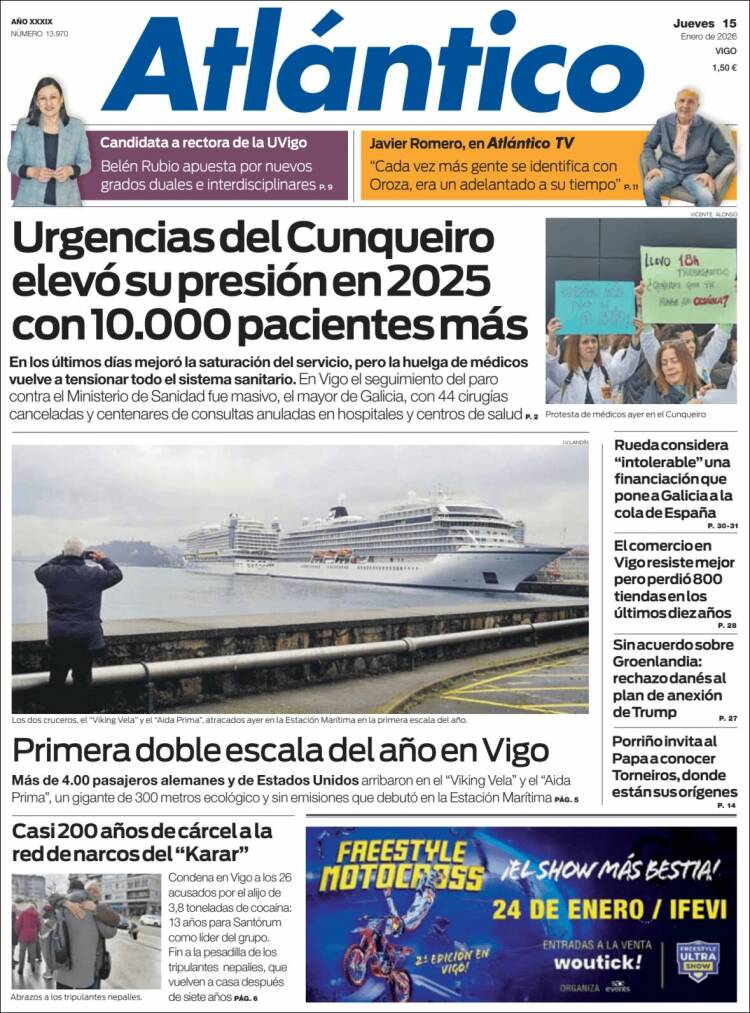 Portada de Atlántico Diario (Espa&ntilde;a)