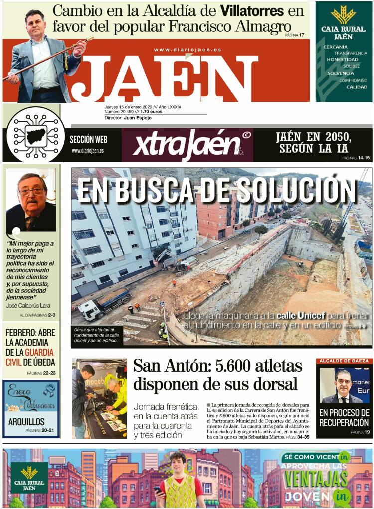 Portada de Diario Jaén (Espa&ntilde;a)