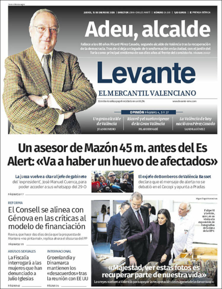 Portada de Levante (Espa&ntilde;a)