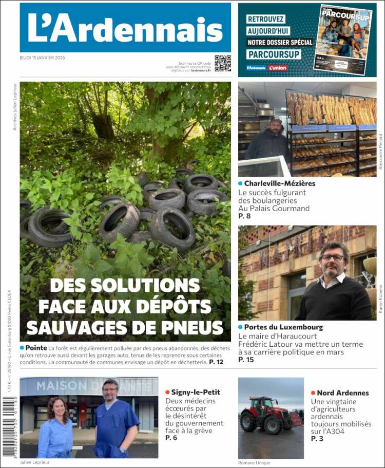 Portada de L'Ardenais (Francia)