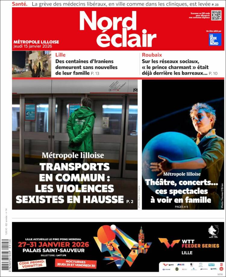 Portada de Nord Éclair (Francia)