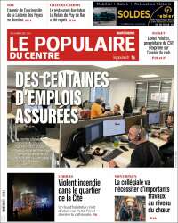 Portada de Le Populaire du Centre (Francia)
