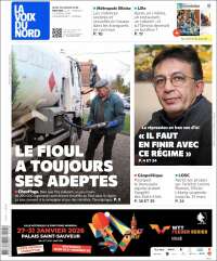 Portada de La Voix du Nord (Francia)